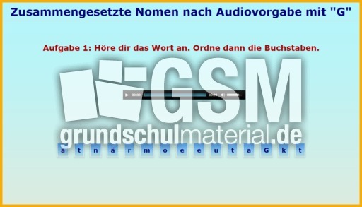 zus. Nomen mit audio Buchstabe G.zip